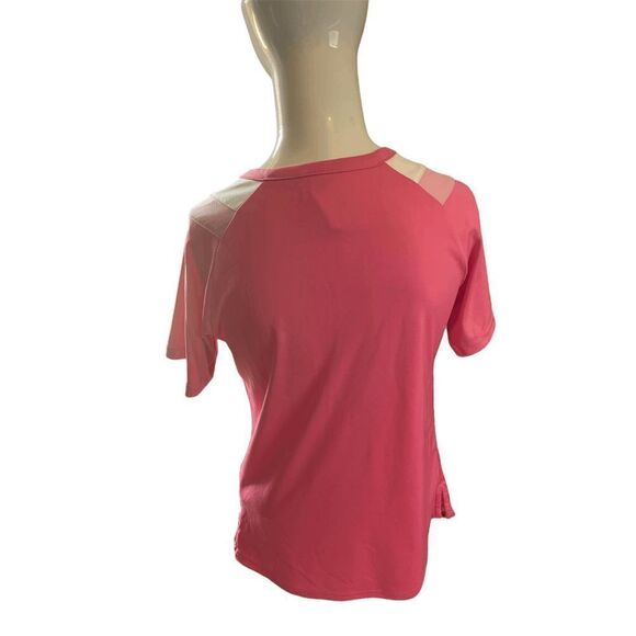 NBA Genuine Merchandise Girls T-Shirt 3/4 Buttons Down Sz L Pink NWT - Picture 2 of 10